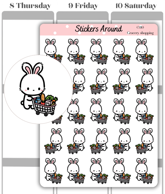 Grocery Shopping Planner Stickers
