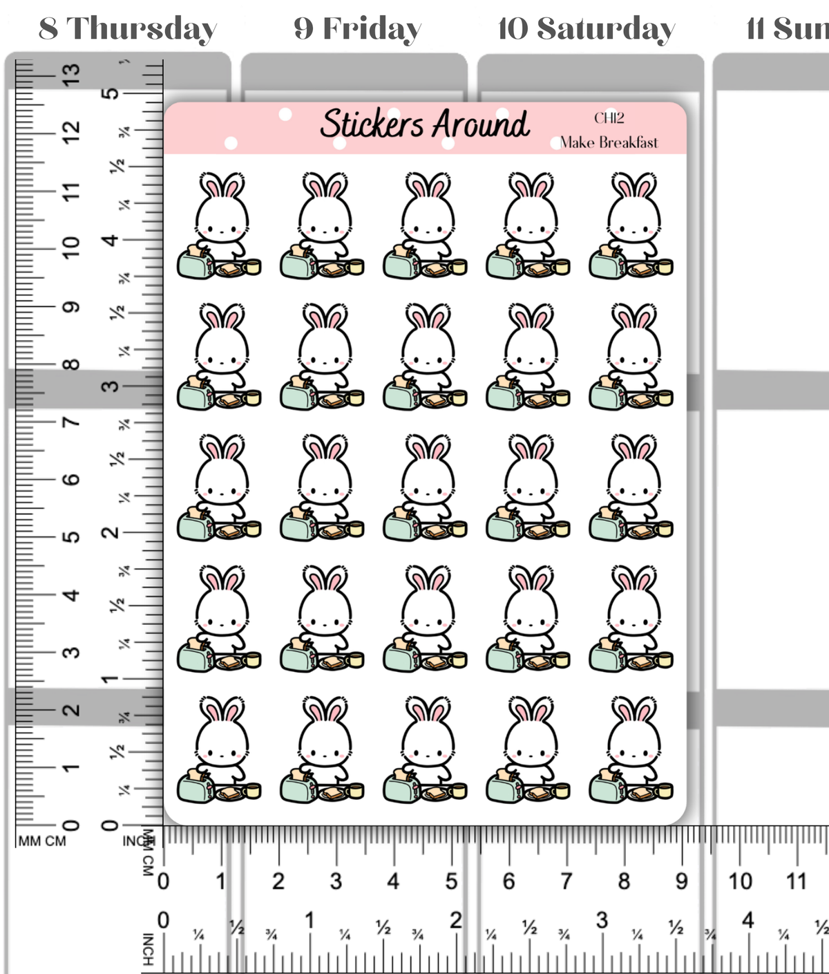Make Breakfast Planner Sticker