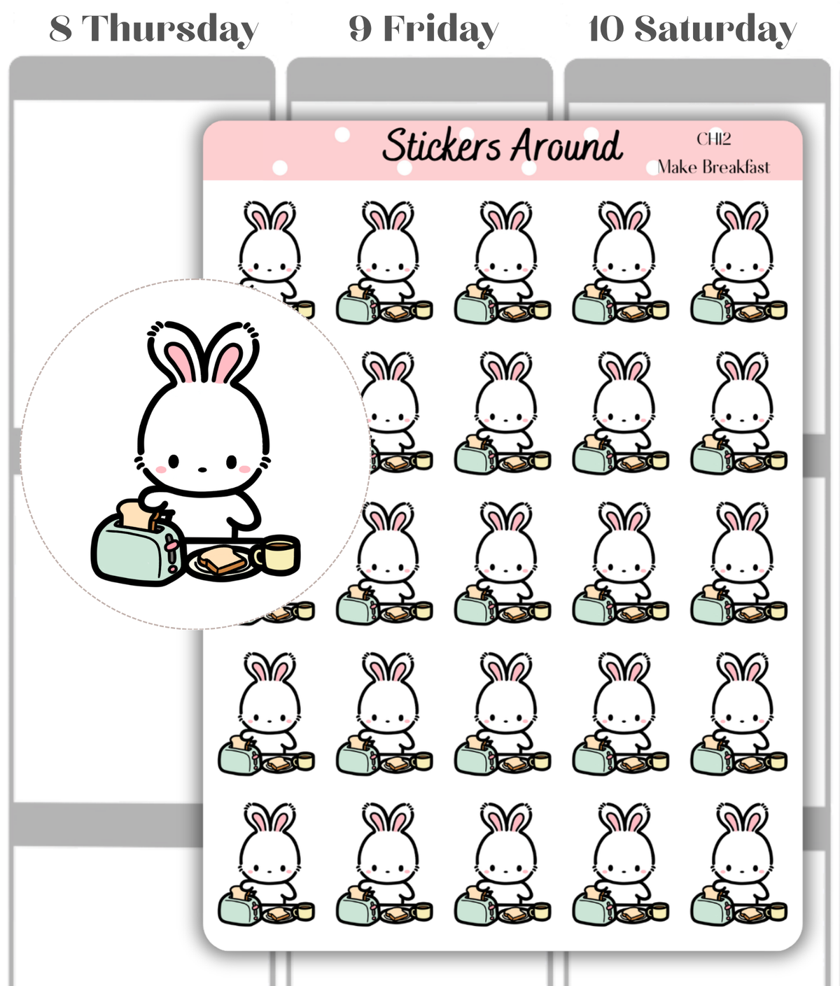 Make Breakfast Planner Sticker