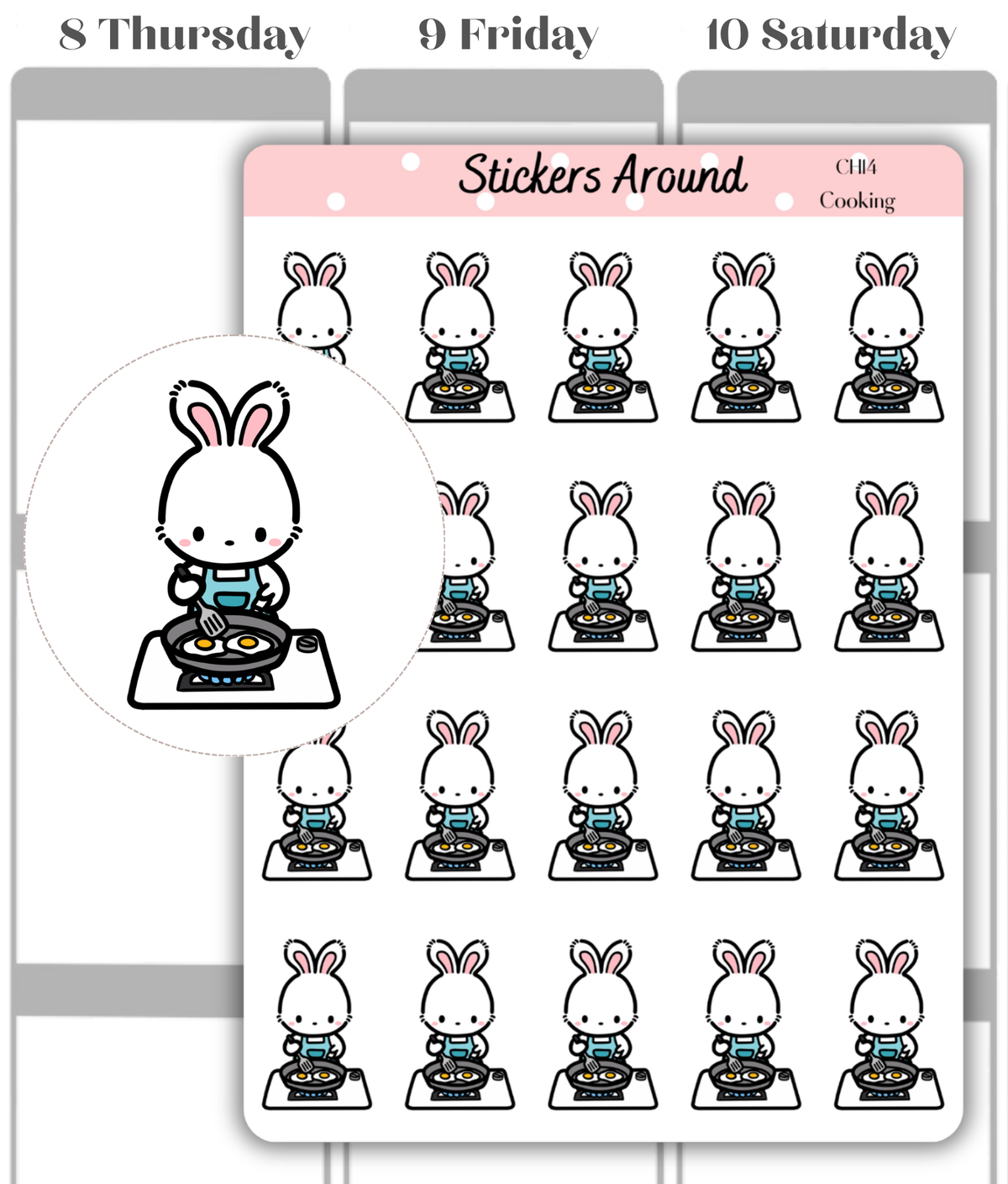 Cooking Planner Sticker