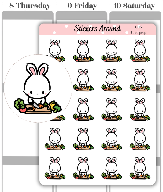 Food Prep Planner Stickers