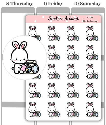 Do the Laundry Planner Sticker