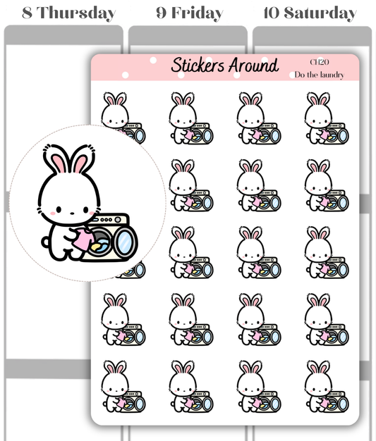 Do the Laundry Planner Sticker