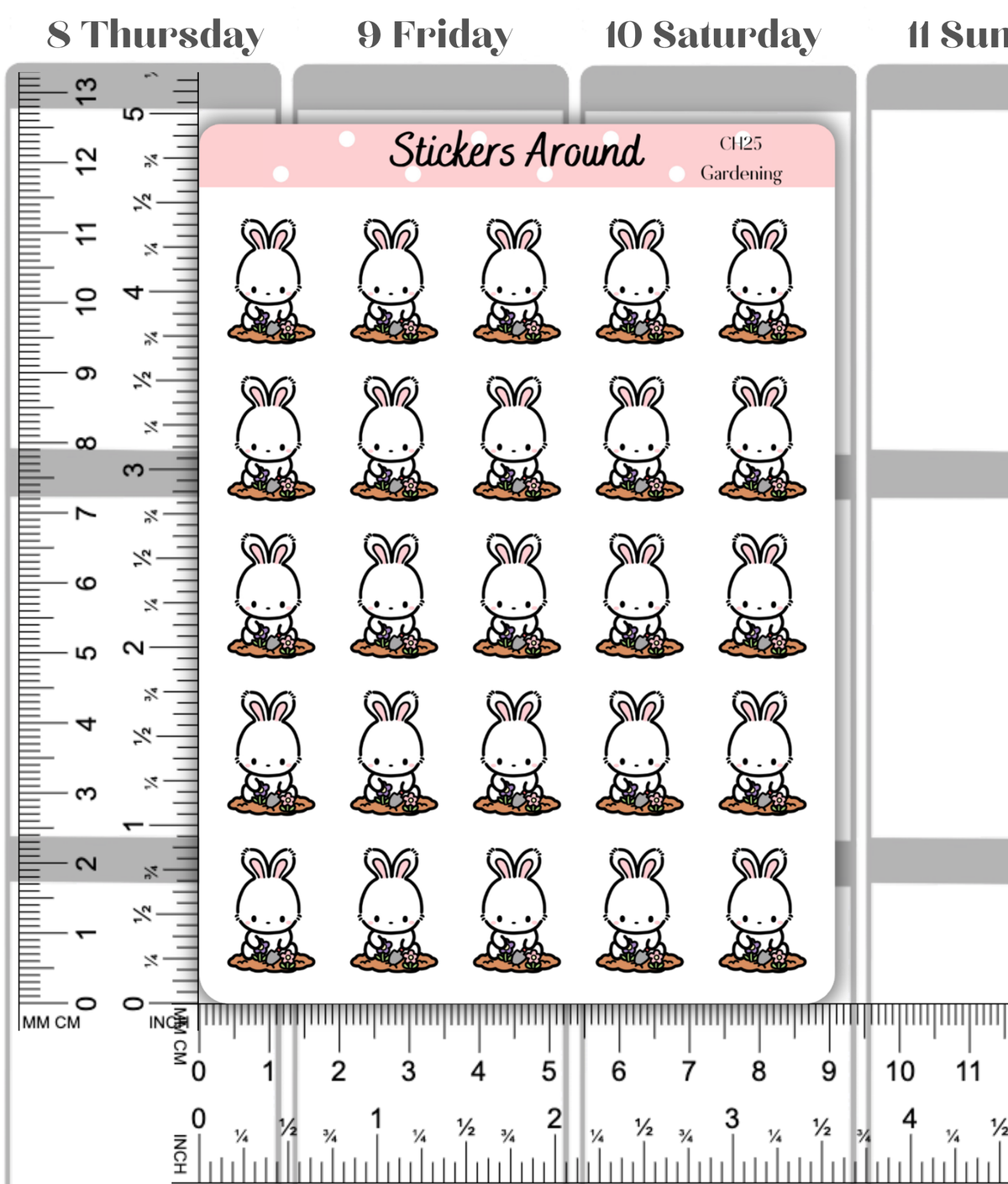 Gardening Planner Stickers