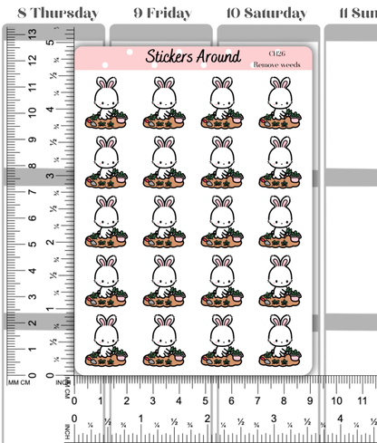 Weeding Planner Sticker