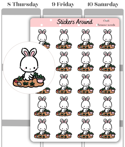Weeding Planner Sticker