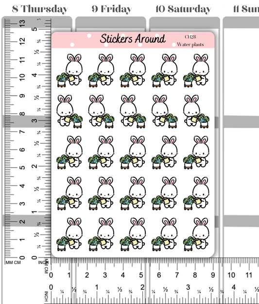 Water Plants Planner Sticker