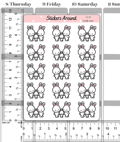 Family Planner Stickers for Family Time