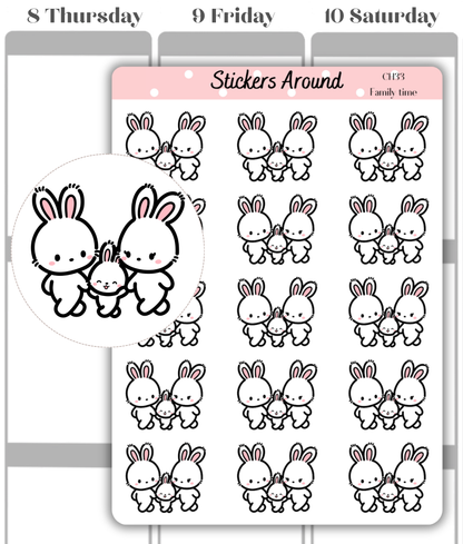 Family Planner Stickers for Family Time