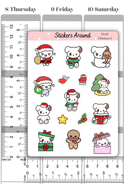 Christmas Decorative Sticker Sheet #2