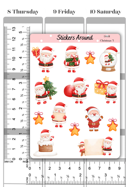 Christmas Decorative Sticker Sheet #3