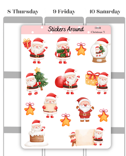 Christmas Decorative Sticker Sheet #3