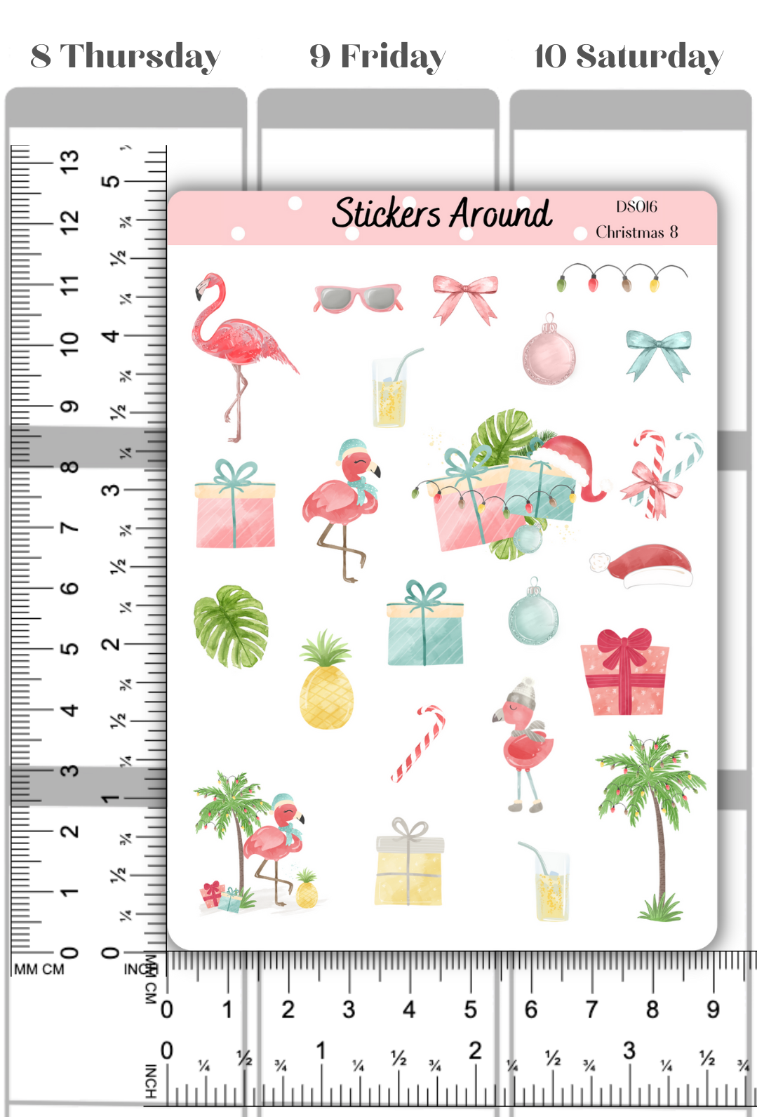 Christmas Decorative Sticker Sheet #8