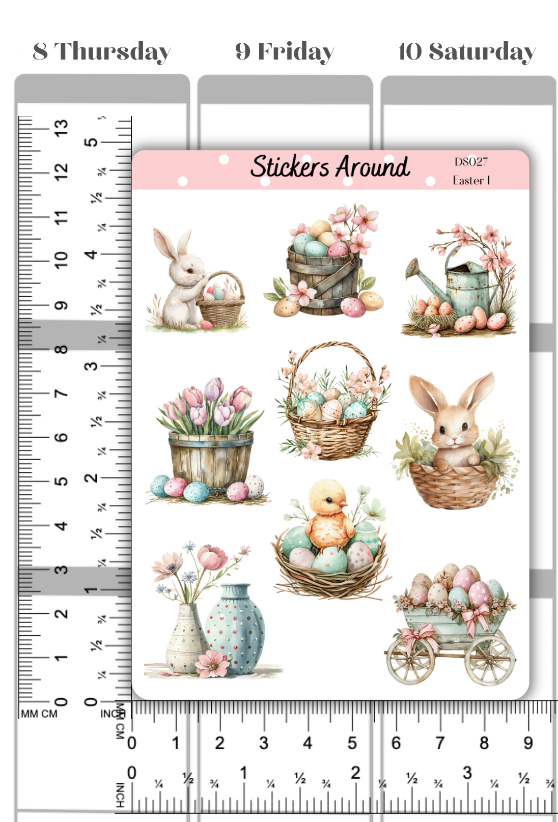 Easter Decorative Sticker Sheet #1