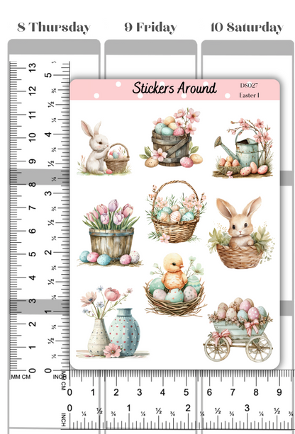 Easter Decorative Sticker Sheet #1
