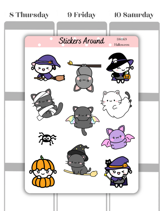 halloween deco sheet