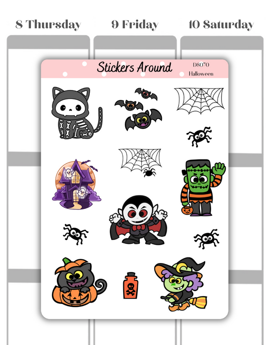 Halloween Decorative Sticker Sheet