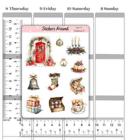 Christmas Decorative Sticker Sheet