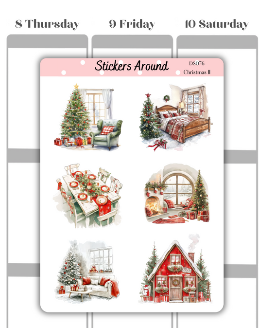 christmas planner sticker