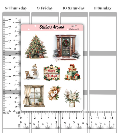 christmas planner sticker