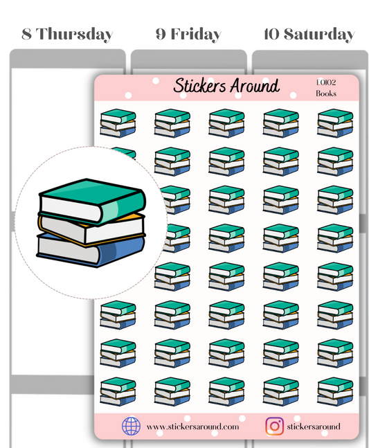 Book Icon Planner Sticker #1