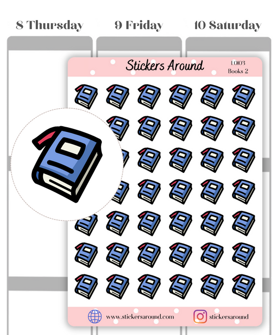 Book Icon Planner Sticker #2