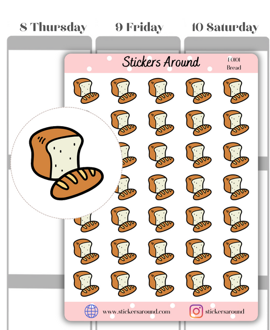 bread planner sticker