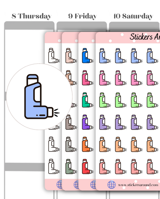 Inhaler Icon Planner Sticker