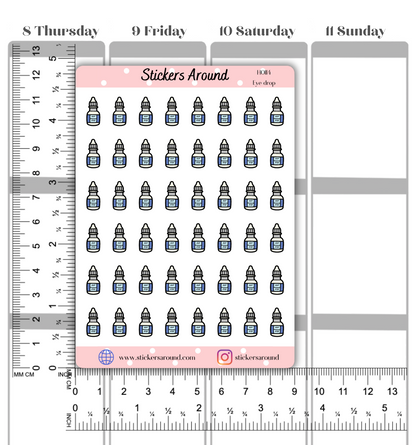 eye drop icon planner sticker