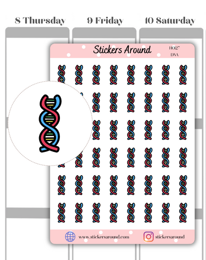 DNA Icon Planner Stickers