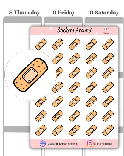 Plaster Icon Planner Stickers