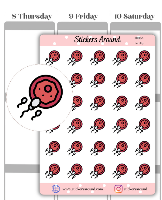 Fertility Icon Planner Stickers