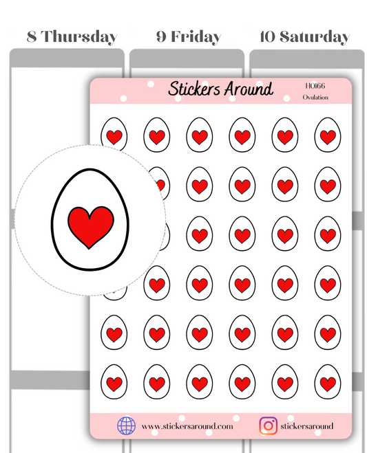 Ovulation Icon Planner Stickers