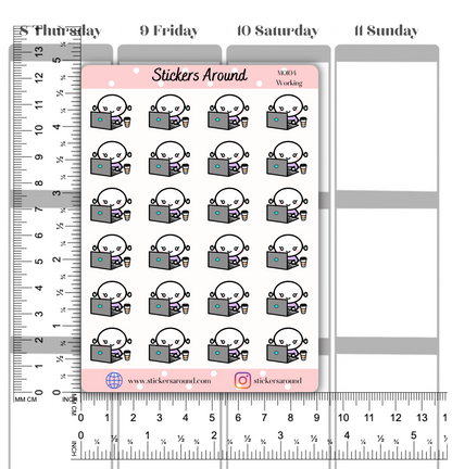 Working Planner Stickers