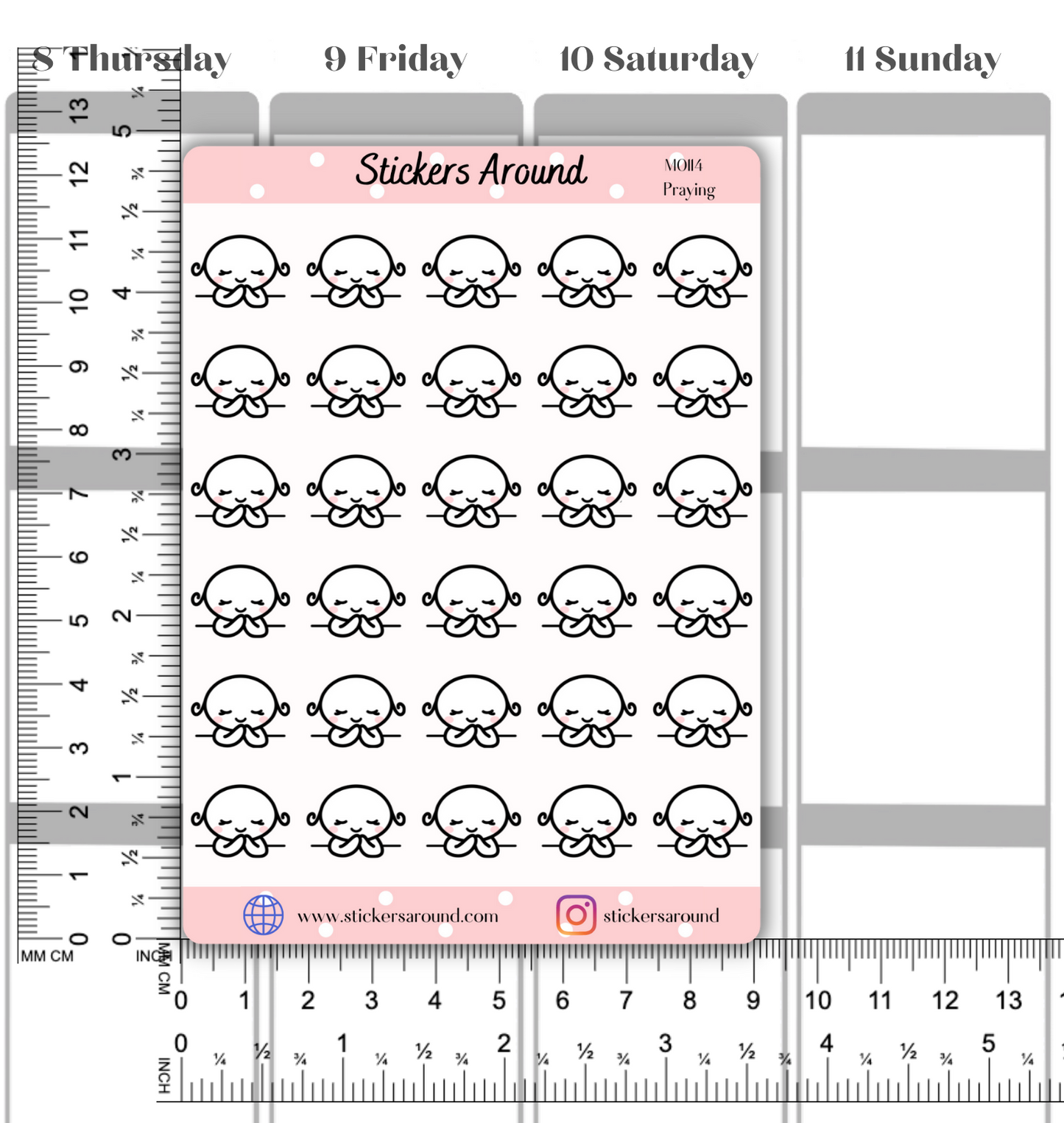 Praying Planner Stickers