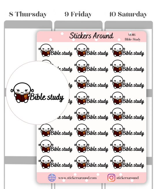 Bible Study Planner Sticker