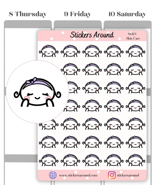 Skincare Planner Sticker