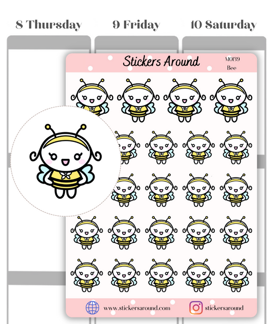 Bee Planner Sticker