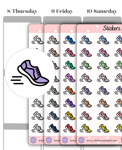 Running Shoes Planner Stickers