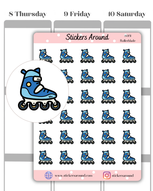 Rollerblade Icon Planner Sticker