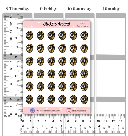 Sports Watch Icon Planner Sticker