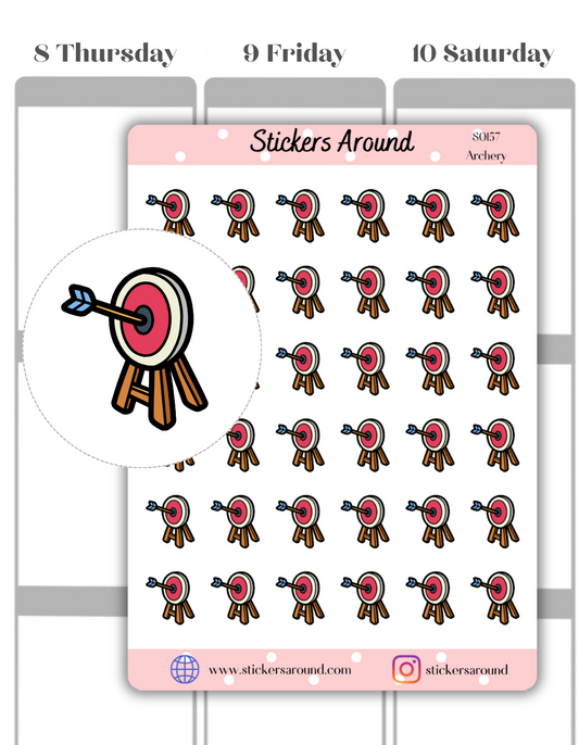 Archery Icon Planner Sticker