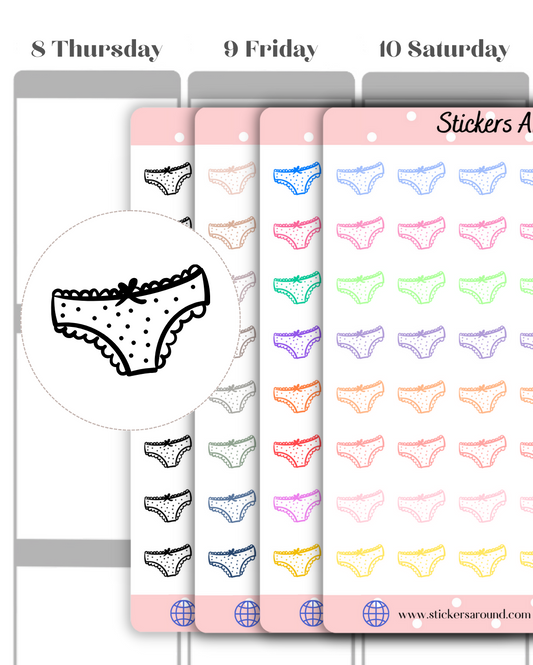 Panties Icon Planner Sticker