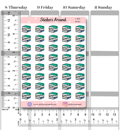 Book Icon Planner Sticker #1