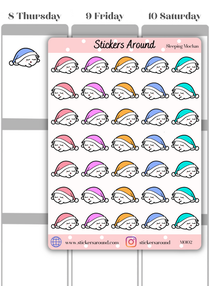 Sleeping Planner Stickers