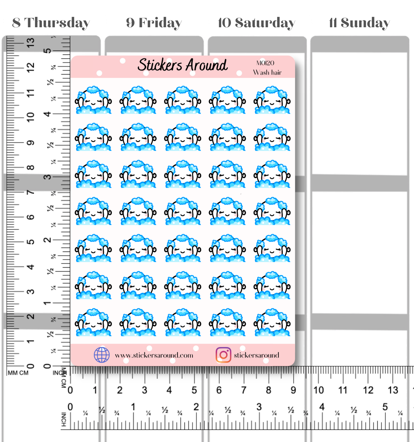 Quarter Sheet Planner Stickers - Adult-ish –