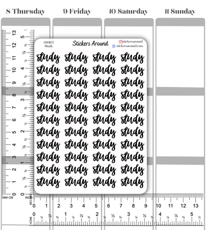 Scrut Sticker Study Script Planner Sticker – Stickers Around